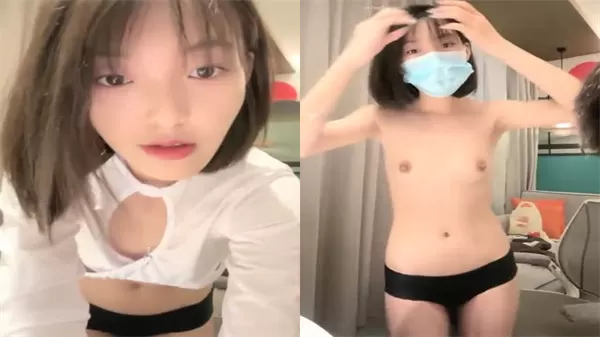 网袜苗条贫乳骚货被男友狂干内射高潮！